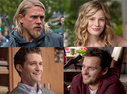 Sons of Anarchy, Charlie Hunnam, Gillian Jacobs, Community, NEW GIRL, Jake Johnson, Glee, Matthew Morrison Sons of Anarchy, Charlie Hunnam, Gillian Jacobs, Community, NEW GIRL, Jake Johnson, Glee, Matthew Morrison